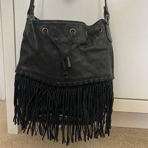 Ecote Leather Bucket Crossbody Purse
